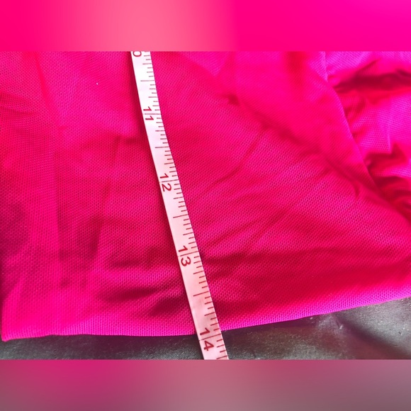 🌺Vibrant Hot Pink Layered Swim Coverup S/M 🌺 - Picture 8 of 11